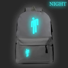 Billie Eilish Backpacks Bag School Bags for Boys Girls Travel Bags Teenage Notebook Backpack Fashion Nylon Mochila fashion Bag
