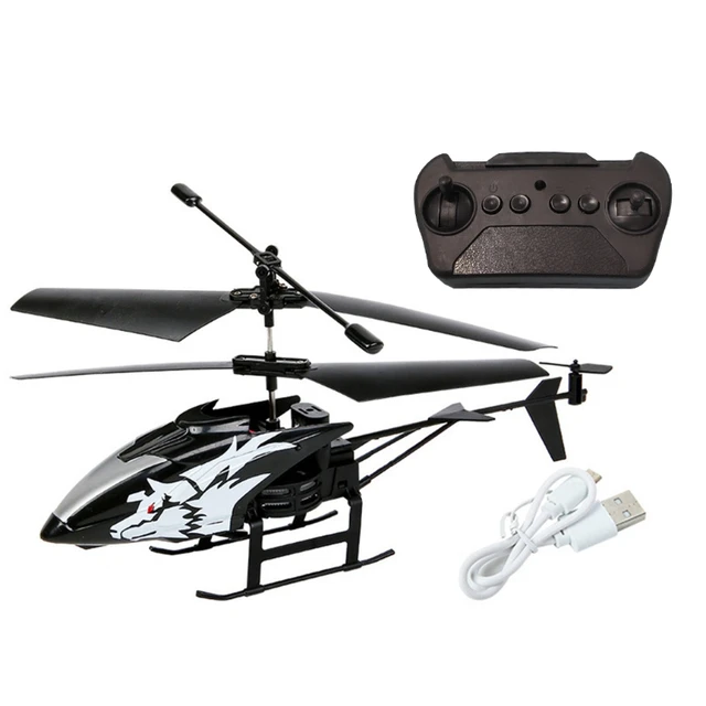 2.4GHZ 2 Channel Mini USB RC Helicopter Remote Control Aircraft Drone Model with Light for Kids Adults Toys Gifts Popular toys