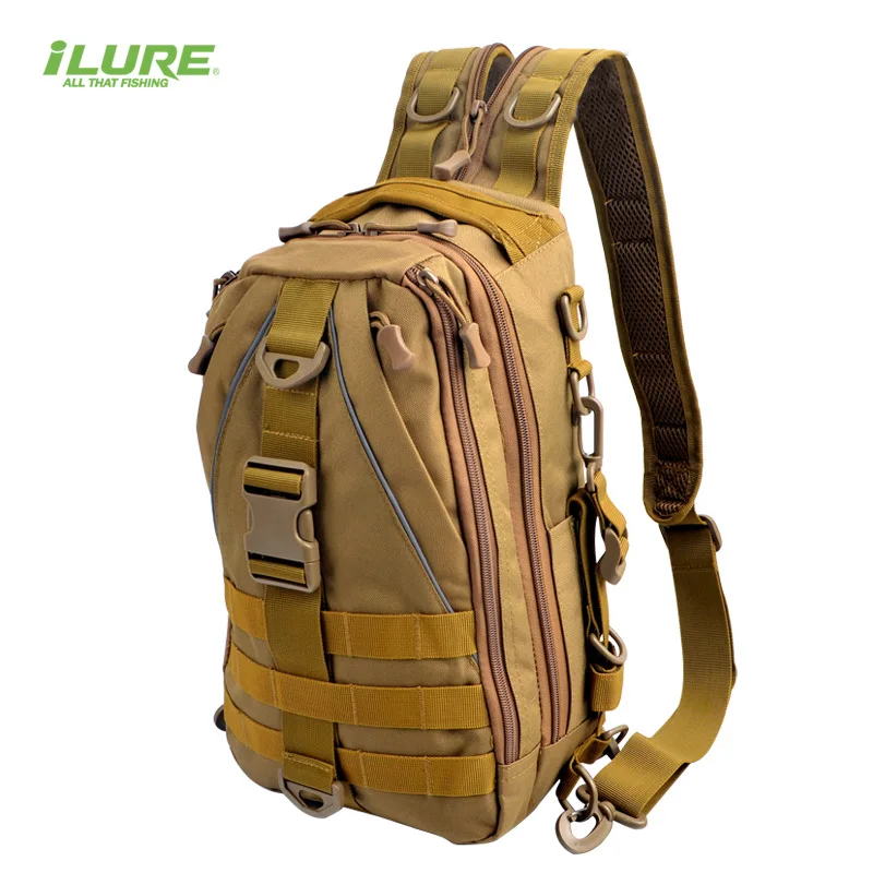

Outdoor Camouflage Sports Backpack-Shoulder Cross-body Hand Lure Fishing Bag Multi-functional Travel Outing Bag