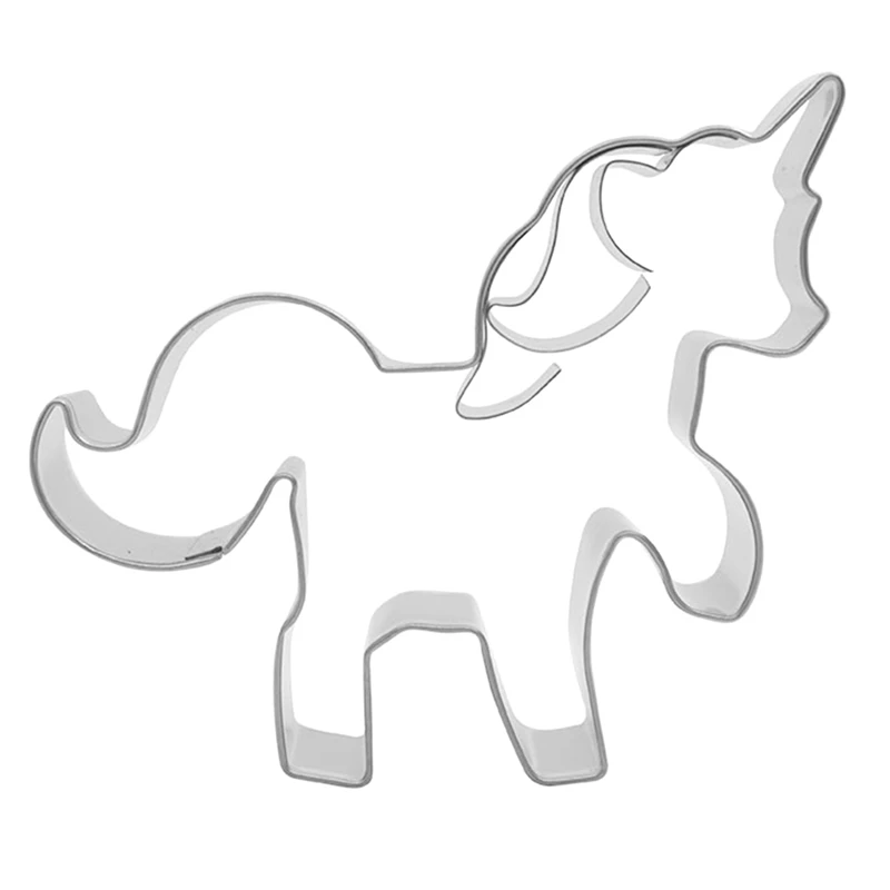 

Unicorn Horse Cookies Cutter Cake Chocolate Fondant Soap Bread Mould Dessert Molds Cake Decorating Biscuit Pastry Baking Mould