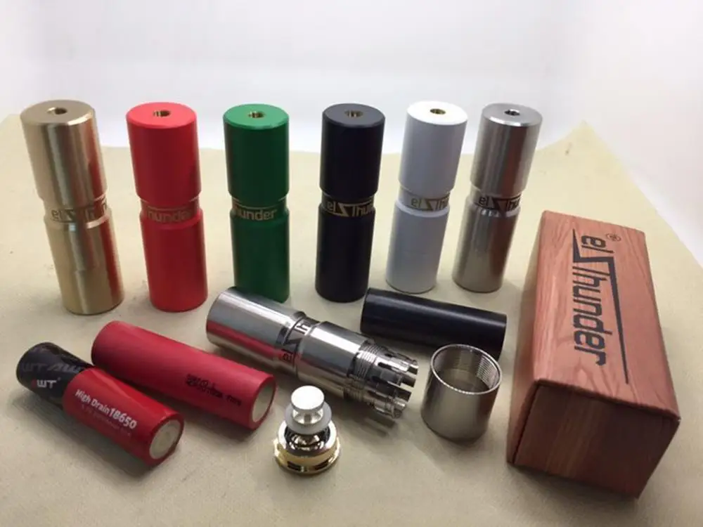 

Hot Selling Elthunder MOD E Cigarette fit 18650 20700 Battery with 510 thread VAPE RDA RDTA High quality mechanical mech mod