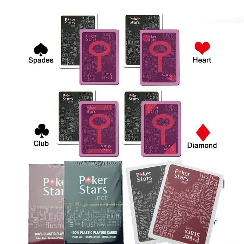 Texas Holdem Marked poker cheating card identified by special contact lens Magic Playing Card Poker Stars cheat in board game