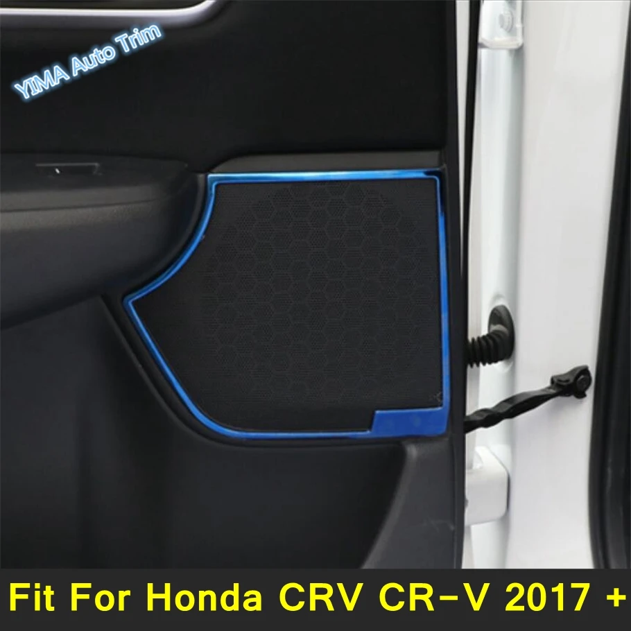 

Lapetus Авто Стайлинг Индер дверь стерео динамик аудио Громкоговоритель звуковая рамка Крышка отделка Подходит для Honda CRV CR-V 2017-2020