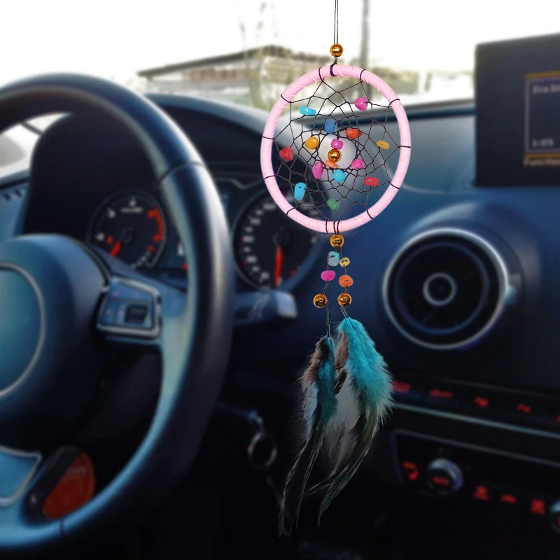 

Home Decoration Retro Feather Dream Catchers Feathers Wall Hanging Dream Catchers Weaving Decor Gifts for Car Room Decor