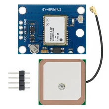 GY-NEO6MV2 novo NEO-6M módulo gps neo6mv2 com controle de vôo eeprom mwc apm2.5 grande antena para arduino