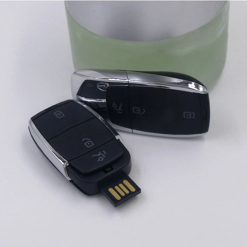 Флеш-накопитель 32 ГБ USB флэш-накопитель 256 ГБ 128 Гб 64 ГБ 32 ГБ автомобиль Mercedes Benz Key Cle USB 2,0 флеш-память флешка