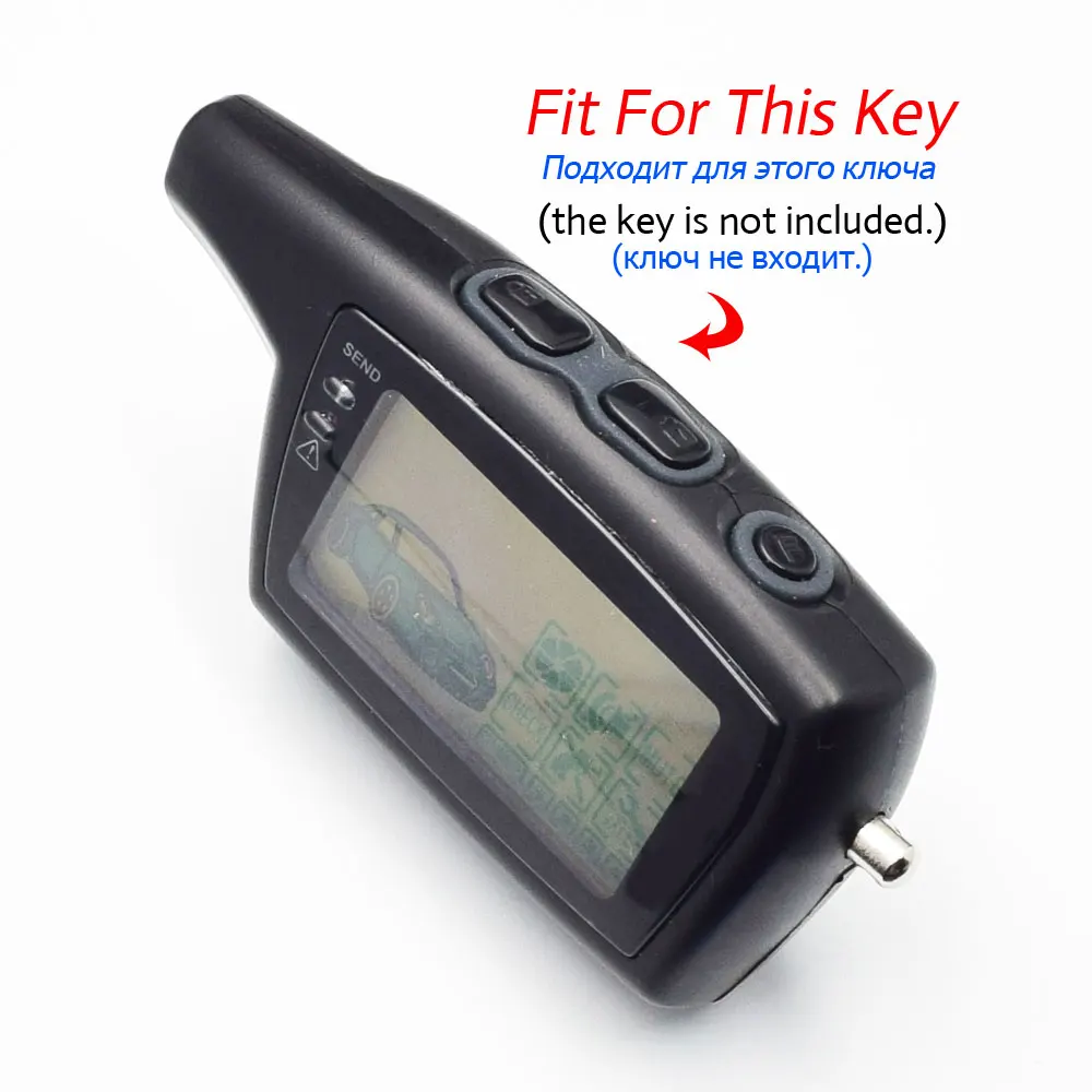 Silicone Remote Control Cover Case For Pandora DXL 3000 3170 3250 3290 3500 3700 Russia 2-Way Car Alarm System LCD Transmitter remote control case cover
