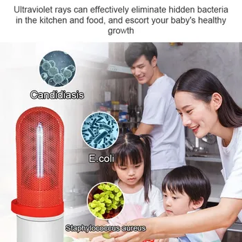 

Portable DIsinfection UV Lamp Sterilization Lights Anti Virus Kill 99% Germs UV Lamp Household Disinfection