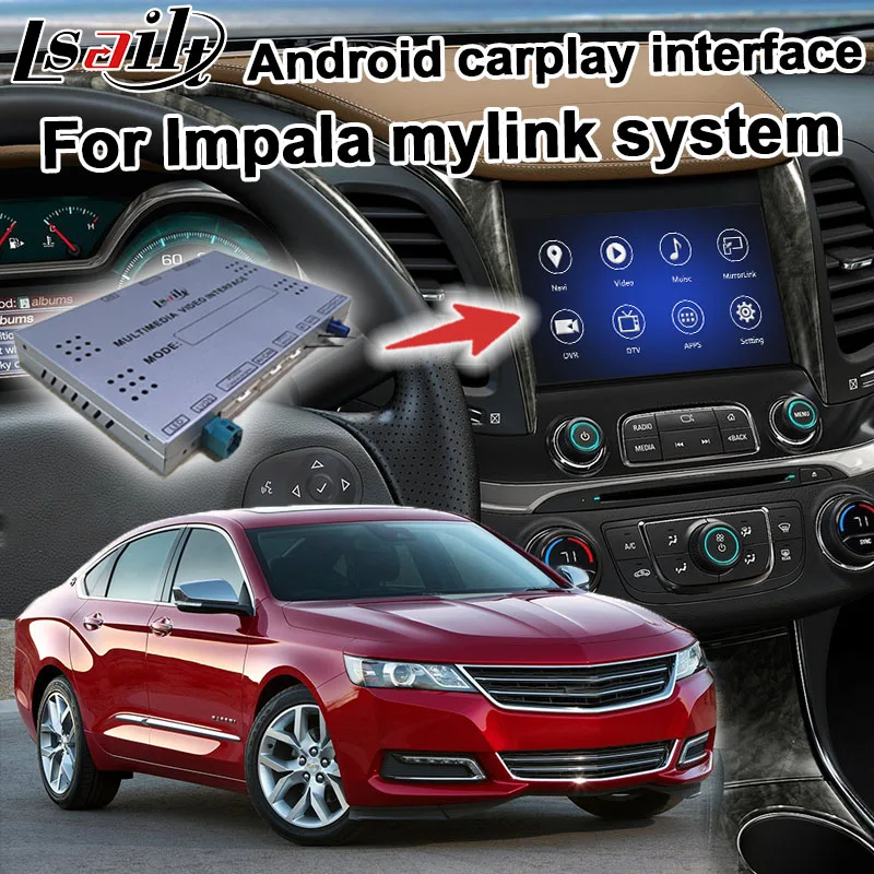 Интерфейс Android / carplay для Chevrolet Impala 2014 или более поздней версии интерфейс GPS