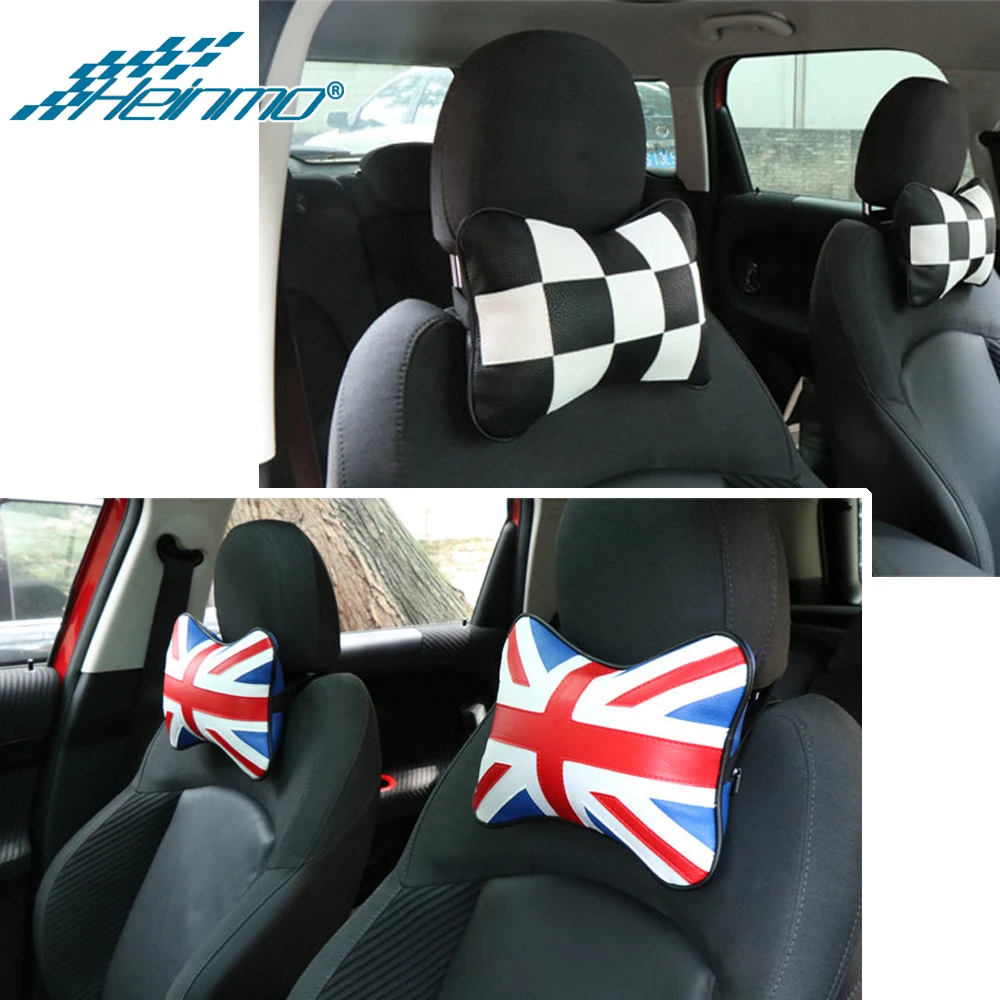 For Mini Cooper R56 F56 Car Seat Head Rest Pillow Neck Cushion