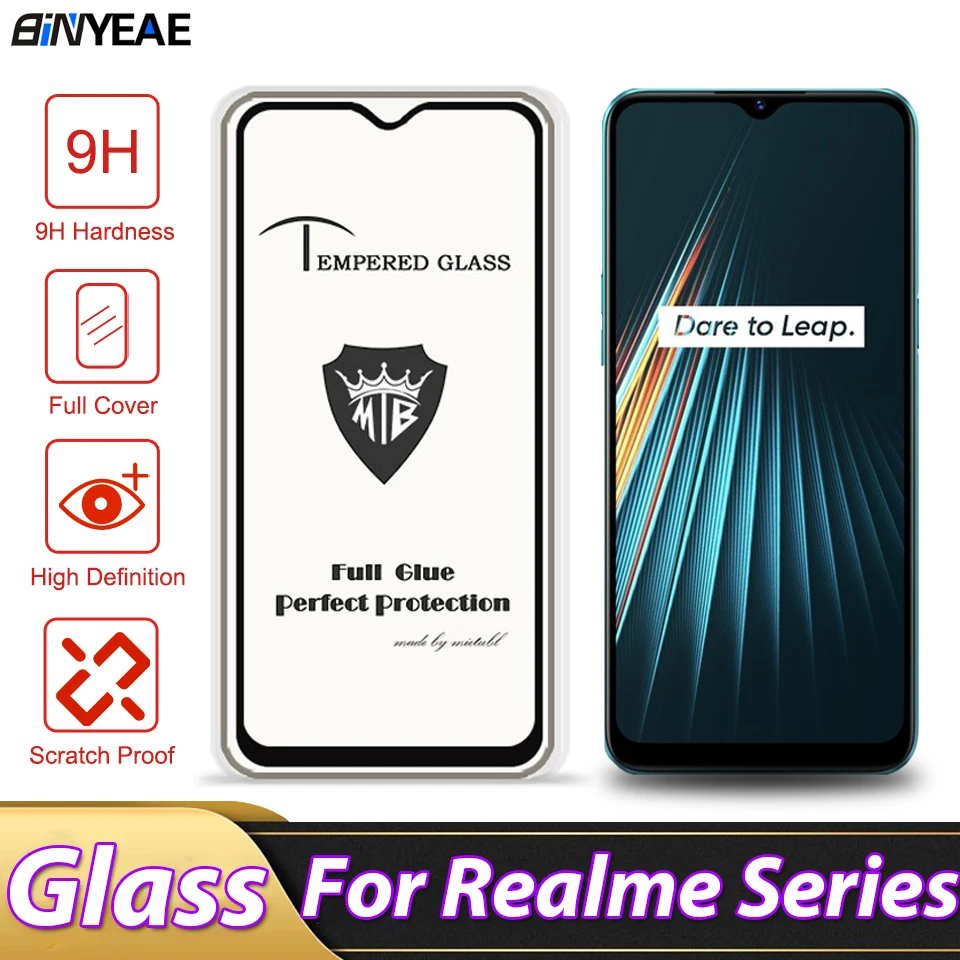 Защитная пленка из закаленного стекла для экрана Realme 5i 5 Pro X2 5S объектива камеры |