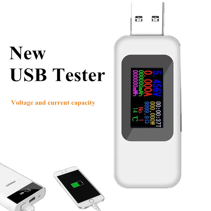 Testeur USB, voltmètre numérique DC, amperimètre, tension, courant