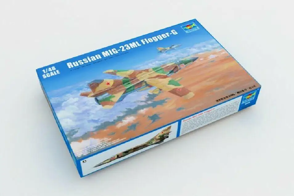 Модель Trumpeter МОДЕЛЬ 02855 1/48 русский MIG-23ML Flogger-г пластиковая модель комплект |