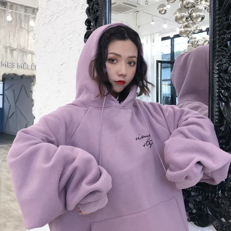 Aesthetic Sweatshirt Sweatshirts | Hoodies Women Aesthetic Colors - Hoodies  Women - Aliexpress
