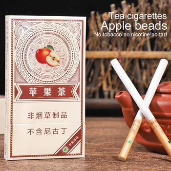 

Apple mint beads Fruit Tea Cigarette Fine Tea Herbal Mentha Cigarettes quit smoking No Nicotine Tobacco free quit smoking