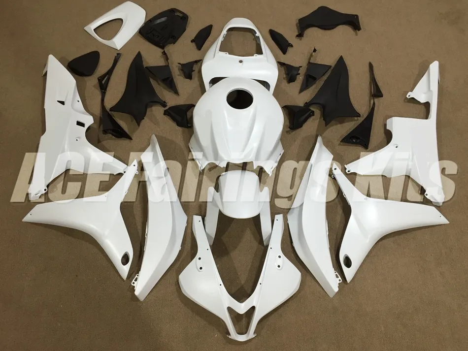 

Top (Injection molding) New ABS Motorcycle Full Fairing Kit 100% Fit For Honda CBR600RR 07 08 F5 2007 2008 Fairings all white