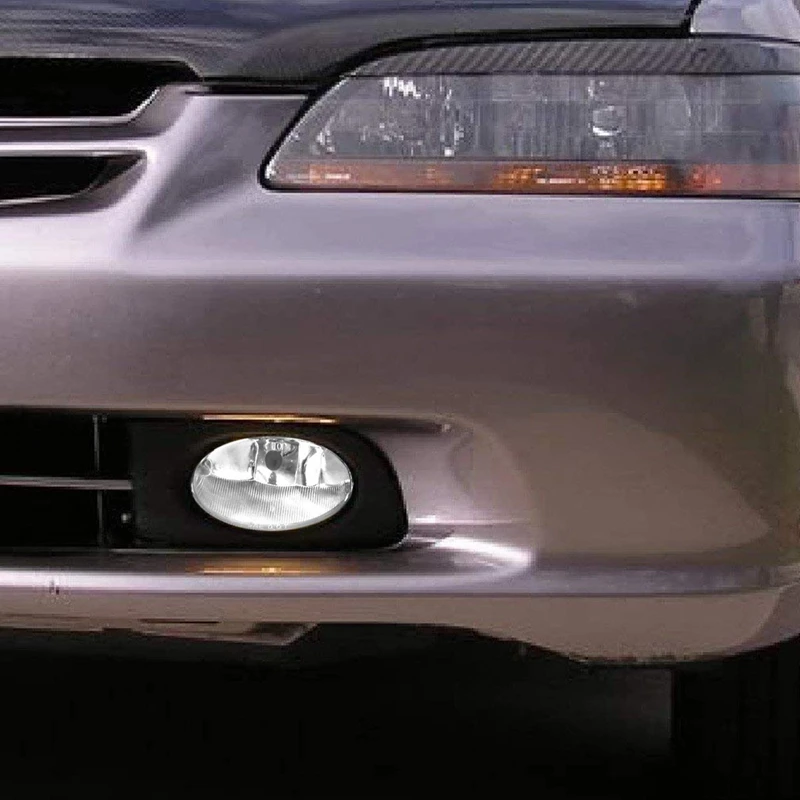 DHBH-для Honda Civic 01-03 автомобильный передний противотуманный светильник комплект прозрачные линзы передний бампер противотуманный светильник
