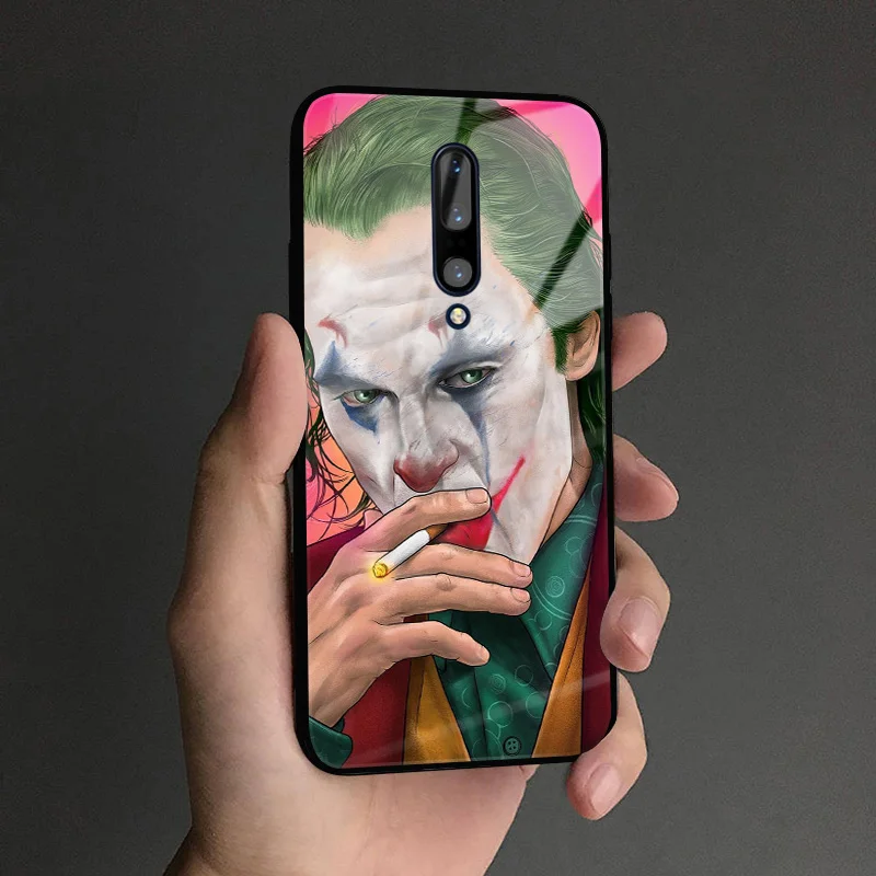 iD 75 Пленка Joker Joaquin Phoenix, Роскошный чехол из закаленного стекла, мягкий силиконовый чехол для телефона, оболочка для OnePlus 6 6t 7 7T pro - Цвет: iD 75