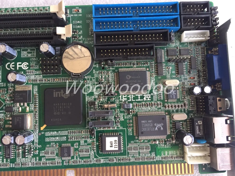 SHB-840 VER: 1,1 P4 полноразмерная Промышленная материнская плата cpu SBC