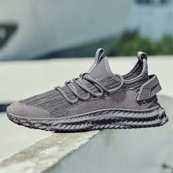 

Factory Direct New Style Summer Fly Woven Men Shoes Breathable Rubber Shoes Sneakers Wear-Resistant Casual Shoes Mesh G11-01