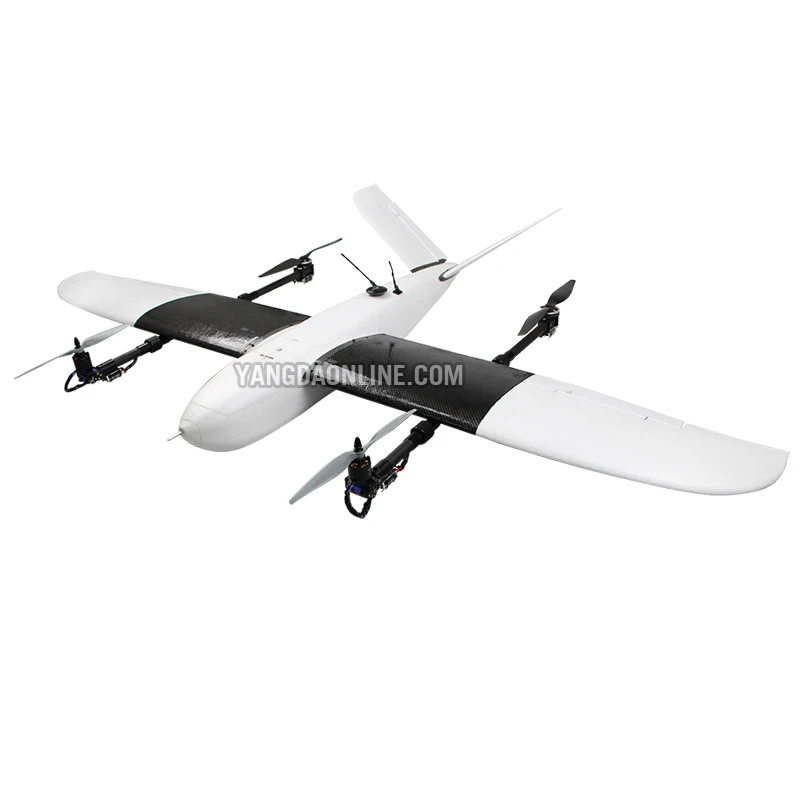 FPV Самолет длинный rang RC mapping VTOL фиксированный wingdrone для карты и съемки для Emlid REACH RTK PPK