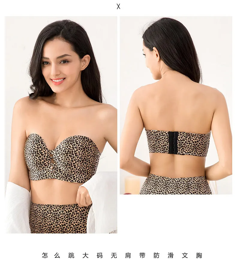 Sutiã sem Costura para Mulher Vestido de Casamento sem Fio d e Cup Mais Tamanho Sexy Lingerie Push up Sutiã c Bralette Roupa Interior Insivible 23 Pijamas e Moda Íntima
