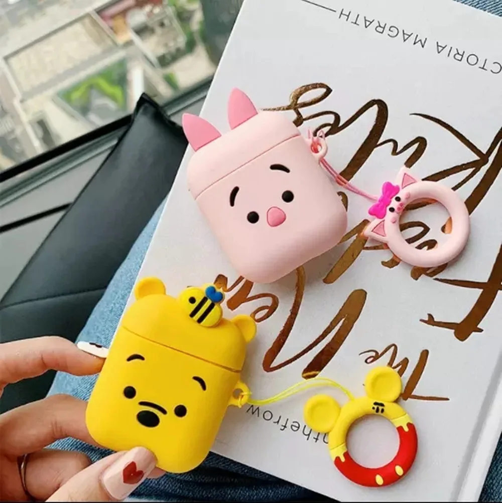 Милый мультяшный защитный чехол s для AirPods беспроводных наушников Air pods 2 Чехол с