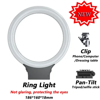 

Dimmable Flash 72 LED Warm Cold Circle Beauty Ring Light Selfie Photography for Youtube Studio Smartphone IPhone Samsung Gift