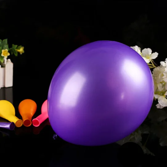 10 шт. 12 дюймов 2,8 г королевский синий латексный шар надувные воздушные шары для свадебного украшения день рождения плавающие воздушные шары принадлежности игрушки - Цвет: Deep purple