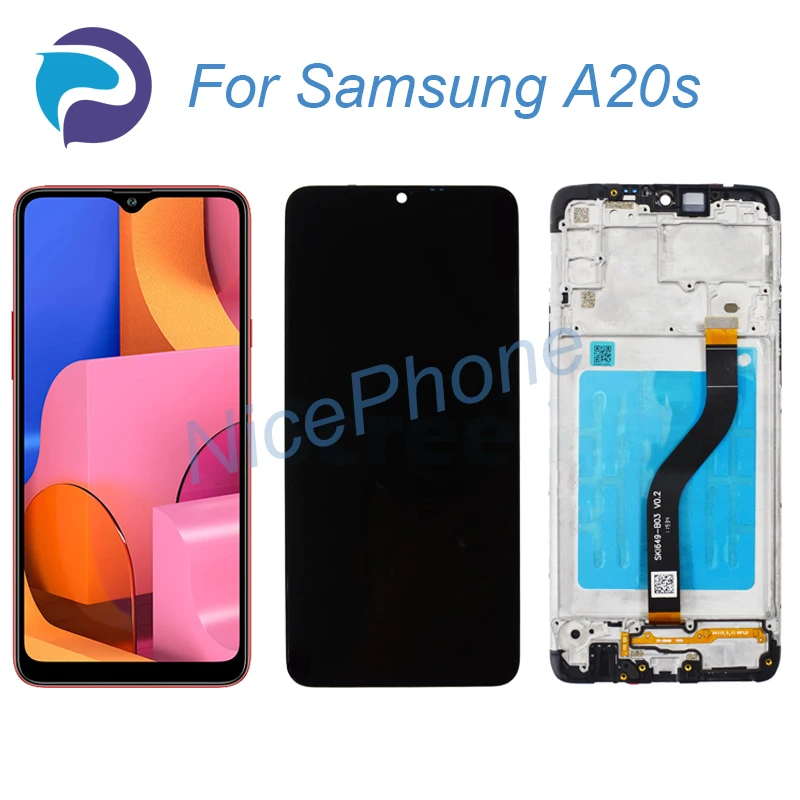 

for Samsung A20s LCD Screen + Touch Digitizer Display 1560*720 SM-A207F/M/O for Samsung A20s LCD Screen Replacement Assembly