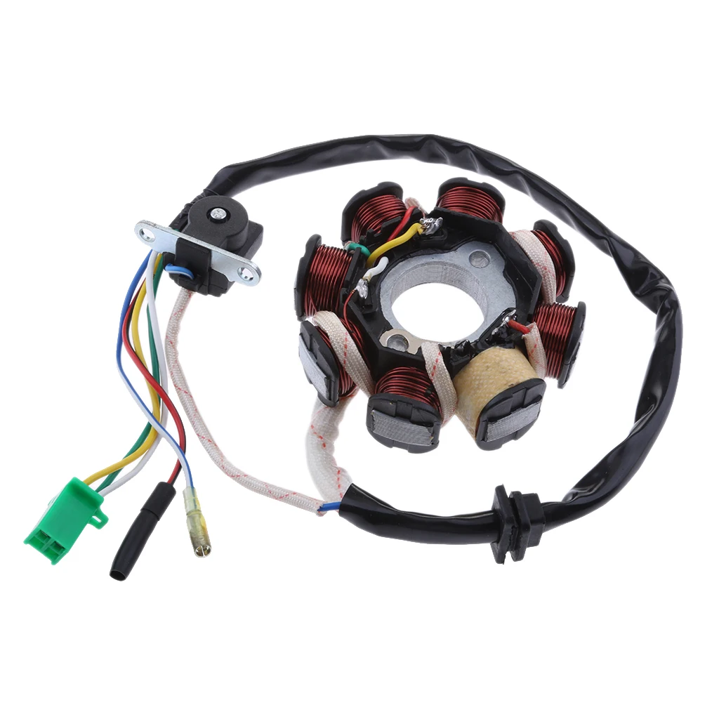 Heavy Duty Magneto Stator Ignition Generator 8 Pole Coil GY6 125 150cc magneto stator generator