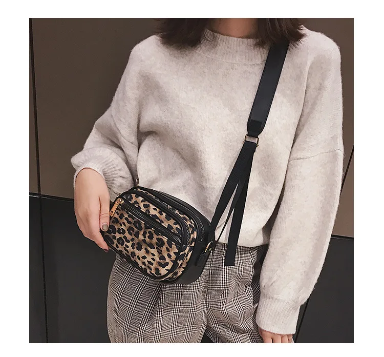 Женская модная мини-сумка от известного бренда, сумка через плечо, маленькие сумочки леопардовой расцветки, женские кожаные и скрабы сумки через плечо