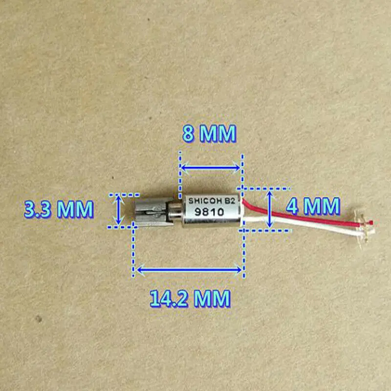 1351 KV 5Pcs 4x8mm DC1.5-3V Micro Coreless Vibrating Vibration Motor Moteur Rc - Foto 8