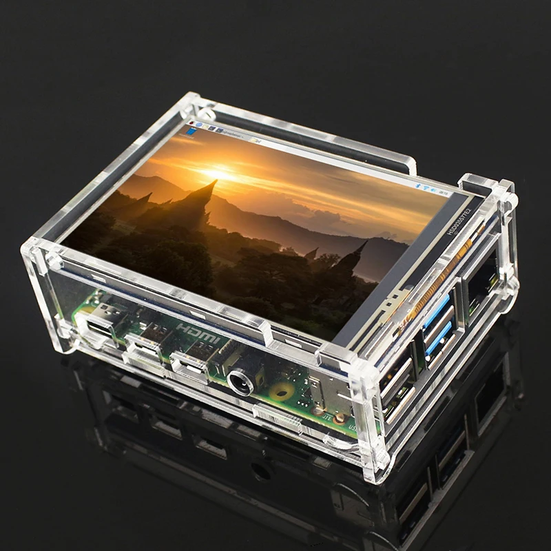 Защитный чехол Корпус+ 3,5 экран дисплея для Raspberry Pi 4B/320*480