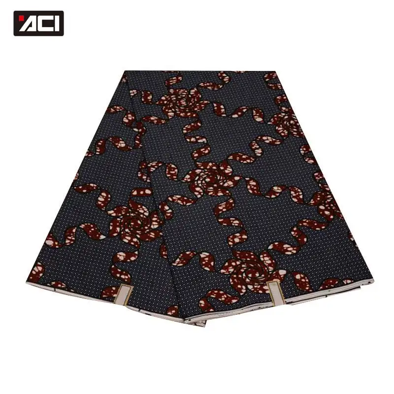 ACI Новое поступление Анкара ткань африканские настоящие восковые принты Нигерия воск для батика африканская ткань Анкара 6 ярдов/шт Tissu воск для платья