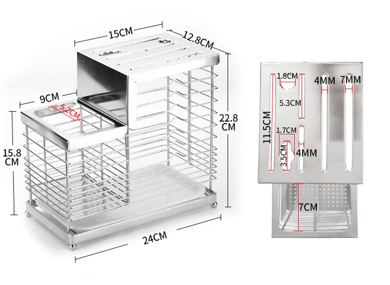 Stainless steel knife holder kitchen tool18