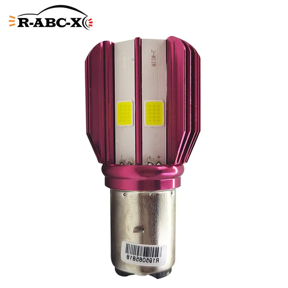 

1 pcs BA20D H4 car headlight led bulb 9-12V auto motorcycle head lamp fog running driving lamp white 1700lm hi lo dual beam