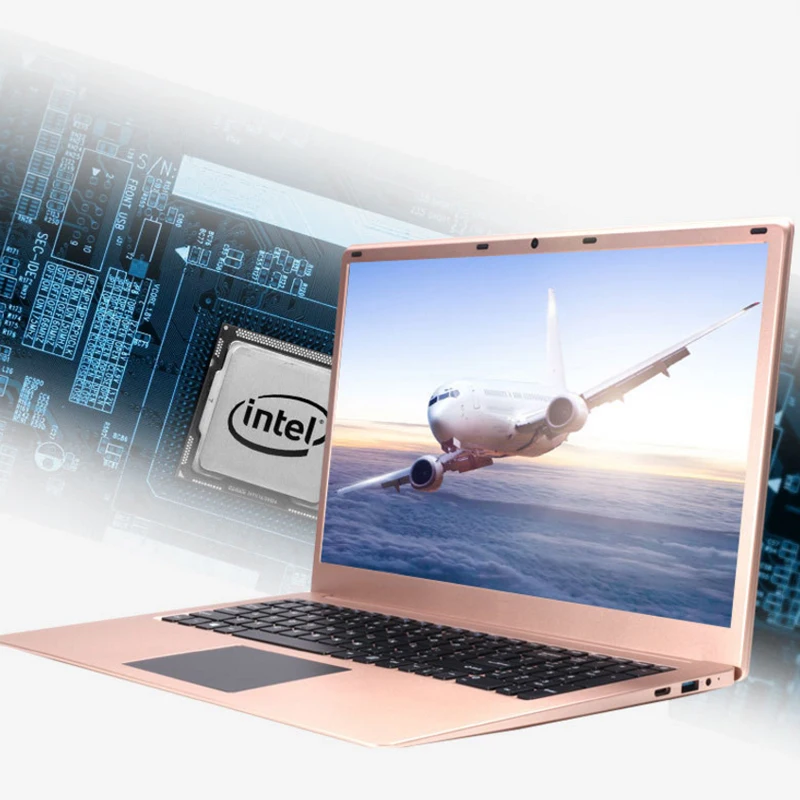 

15.6 inch Business office Laptop Free shipping Windows10 192GB SSD HD Intel laptops Slim student laptop computer cheap laptop