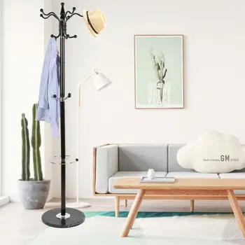 

Tree Style Coat Rack Hook Clothes Hanger Tree Shaped Metal Steel Tube Coat Hanger Household Clothes Storage Rack Cloth Rack HWC