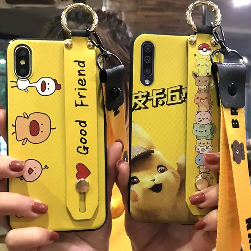 

Shockproof Phone Case For Samsung Galaxy A50 6.4-inch Phone Holder Delicate Silicone Cover TPU Colorful Pattern Painted