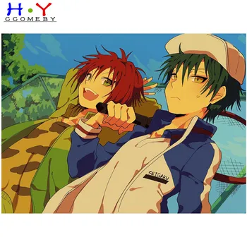 

Full square Diamond Painting cartoon Japan Anime tennis Prince Cross Stitch Diamond Embroidery Patterns Mosaic home decor