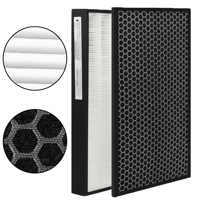 2Pcs/set Carbon Filter For Panasonic F-VXD50C F-PXC50C Purifier Heating Cooling Air Conditioning Appliance Parts Replacement