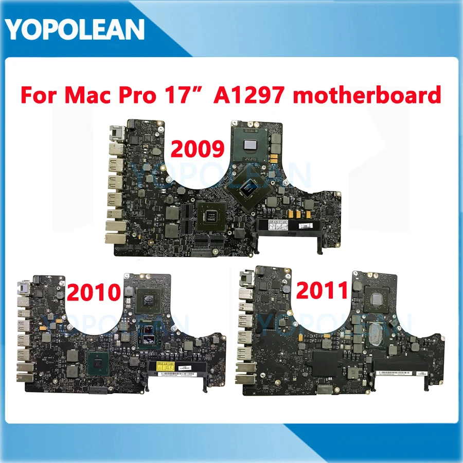 Оригинальная материнская плата A1297 для MacBook Pro 17 " процессор Core 2 i5 i7 2009 2010 2011 лет |