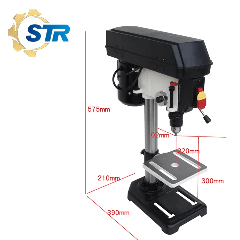 Bench drill small household 220V multi-function electric drill multi-power industrial grade high-precision metal electric drill