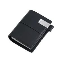 

2021 New Hand Made Genuine Leather Litchi Grain Soft Cover Band Journal Notebook Set 96 Sheets DIY 2022 Planner Agenda Diary
