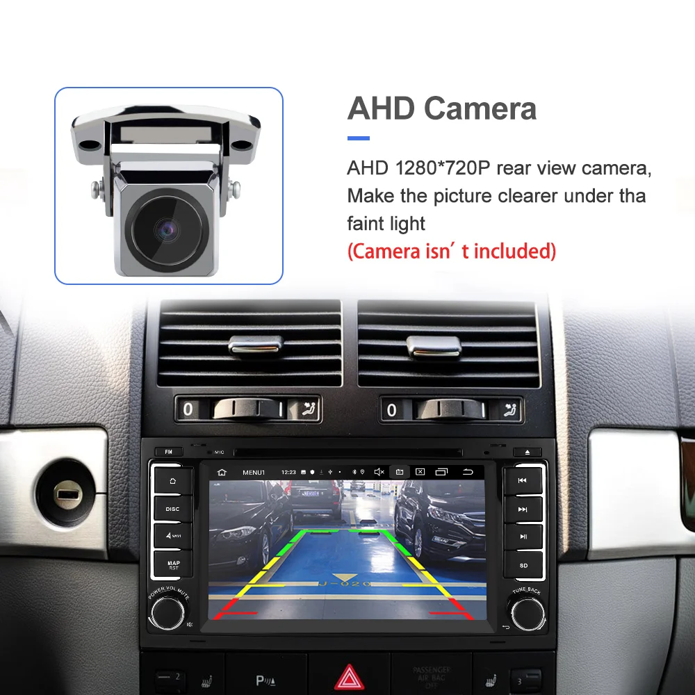 Isudar 2 Din Android авто радио для Volkswagen/Touareg Восьмиядерный ОЗУ 4 Гб ПЗУ 64 Автомобильная