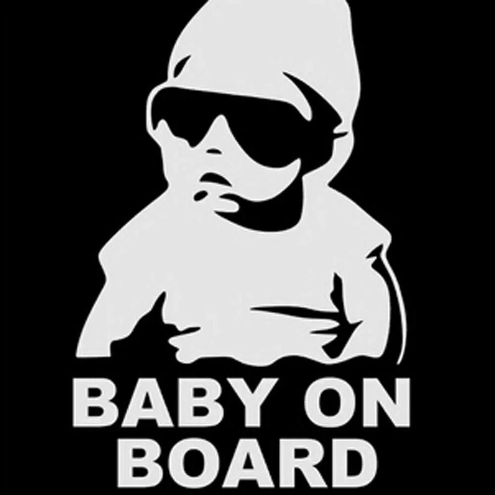 

18*13cm Baby on Board Vinyl Waterproof Car Sticker Auto Window Tail Door Decals For Proton Persona Opel G D Nissan X-Trail Tiida