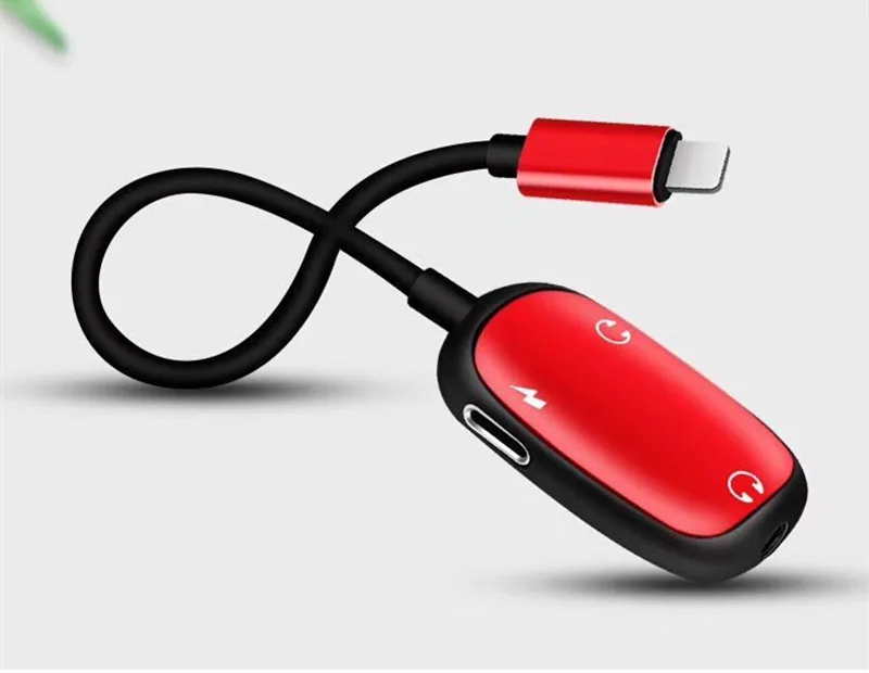 3 in 1 iphone Adapter For Lightning Charger Headphone iphone Adapter Splitter Converter Adaptador for iphone 11 pro max XR XS