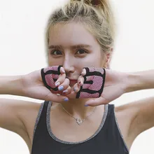 Перчатки для занятий тяжелой атлетикой, фитнесом, йогой, для упражнений, спортзала, спорта, половина пальцев, противоскользящие, без пальцев, для бодибилдинга, пилатеса, перчатки на запястье