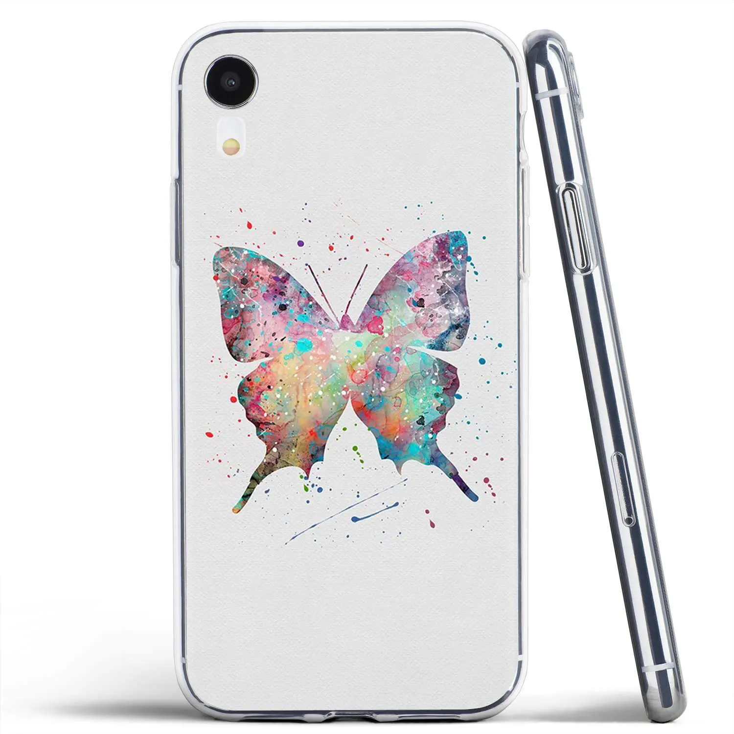 Мягкий чехол для Samsung Galaxy S6 S10E S10 Edge Lite Plus Core Grand Prime Alpha J1 mini БАБОЧКА подставка на